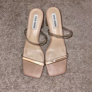 Steve Madden Lilah Tan Heel size 10 worn once like new